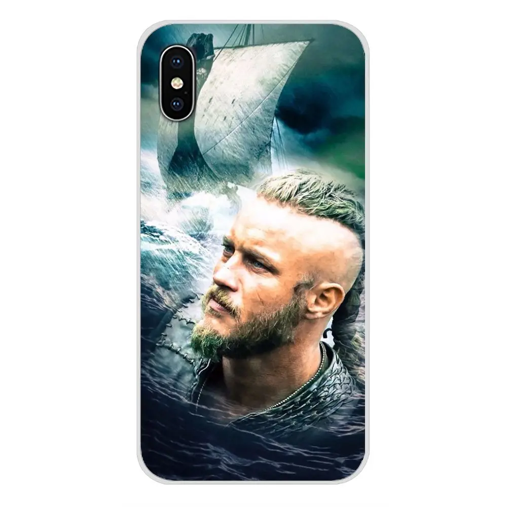 Ragnar Lothbrok Vikings для Xiaomi Mi4 Mi5 Mi5S Mi6 Mi A1 A2 5X6X8 9 Lite SE Pro Max Mix 2 3 2S прозрачный мягкий