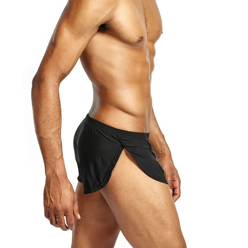 JOCKMAIL, мужские боксеры, шорты, пижама, с разрезом по бокам, для геев, нижнее белье, шорты, трусы, трусы, сексуальные, Cueca Homme, модная одежда для сна