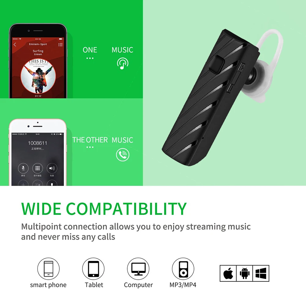 Bluetooth 4,1 Наушники Спортивные Беспроводные наушники с Bluetooth громкой связи Наушники с микрофоном для iPhone samsung LG
