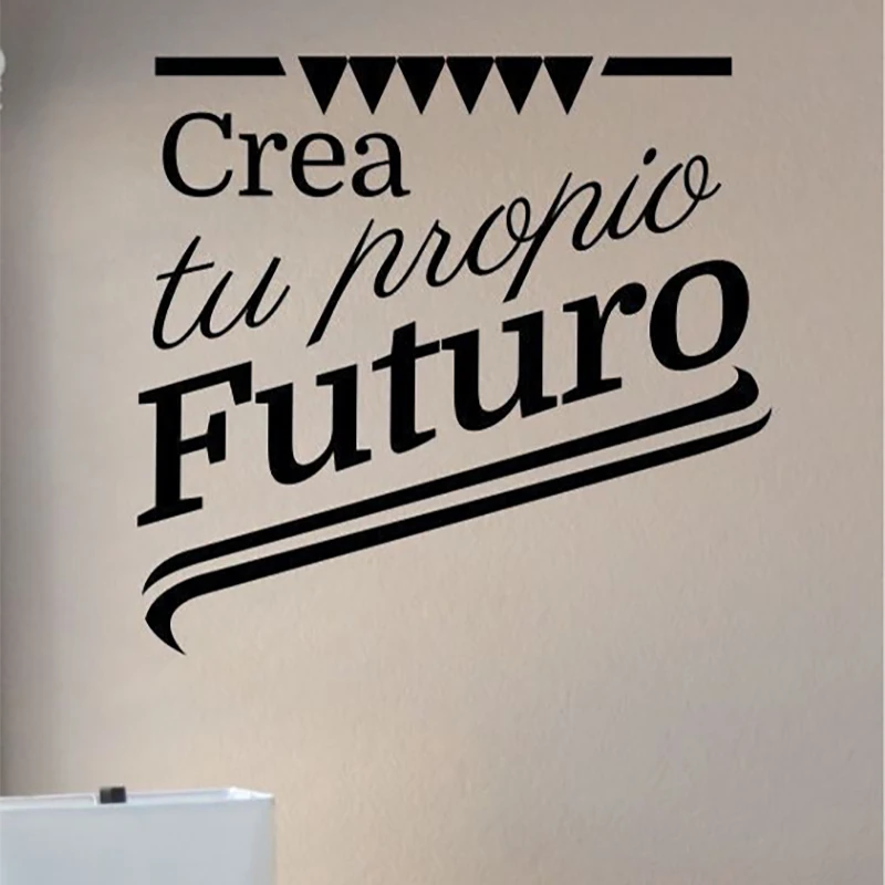 Crea Tu Propio Futuro испанский создать свой собственный Винил стены книги по искусству