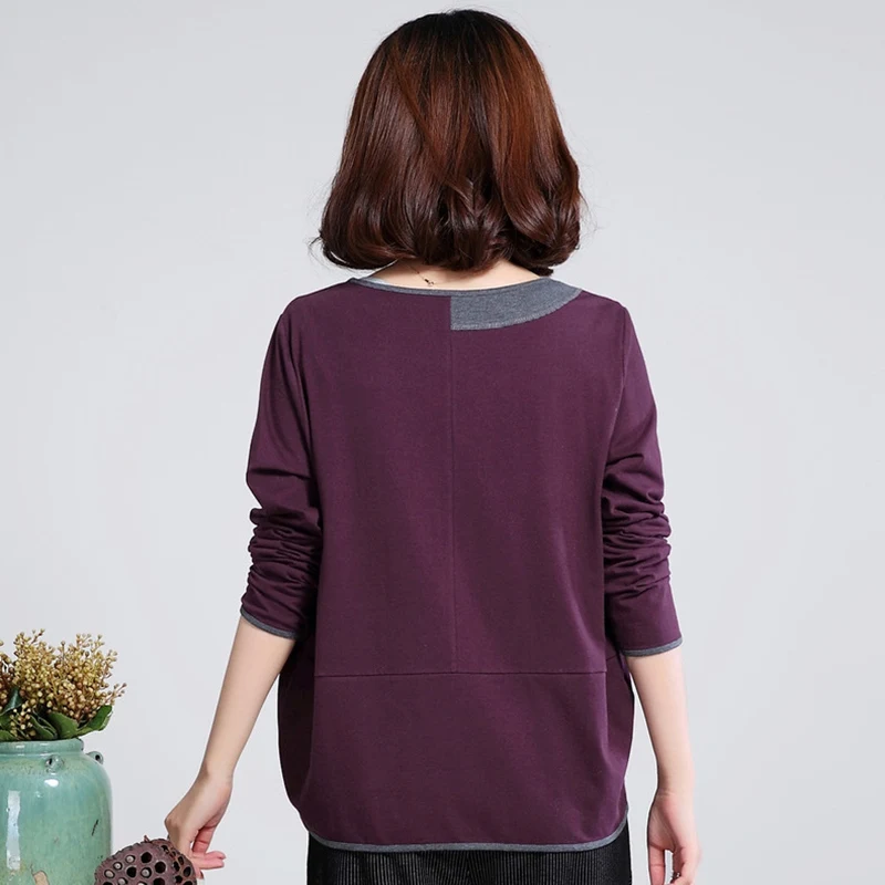 Футбола женская для среднего возраста с длинным рукавом и карманом большие