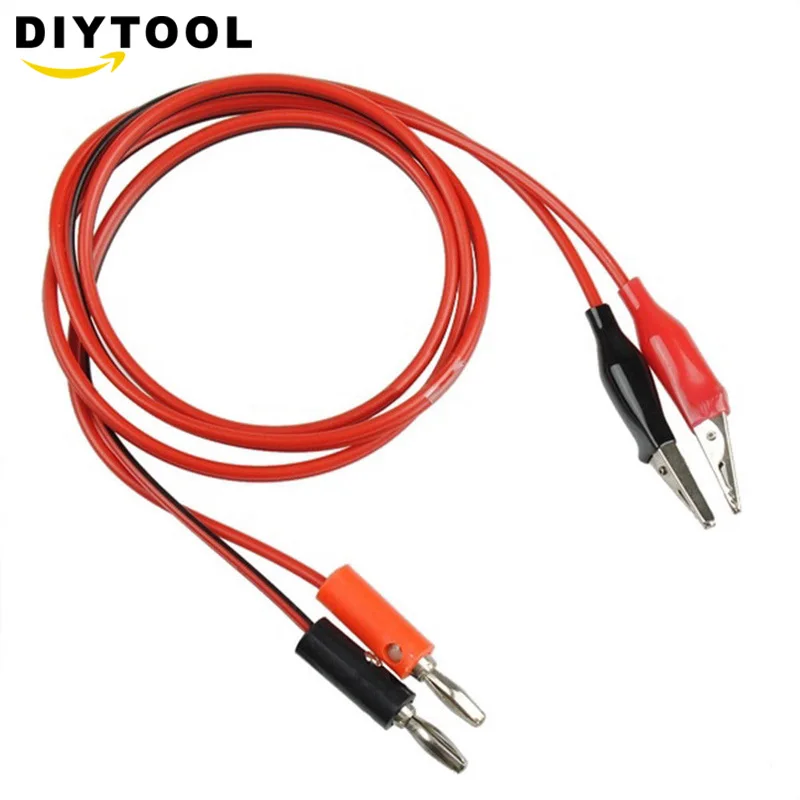 Аллигатор де К AV банан/usb разъем Тесты кабельный ввод Разъем Dual er зонд) зажимы типа