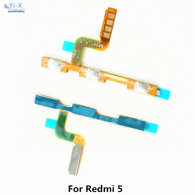 

10pcs/lot Power On Off Volume up down Side button Flex Cable For Xiaomi Redmi 5