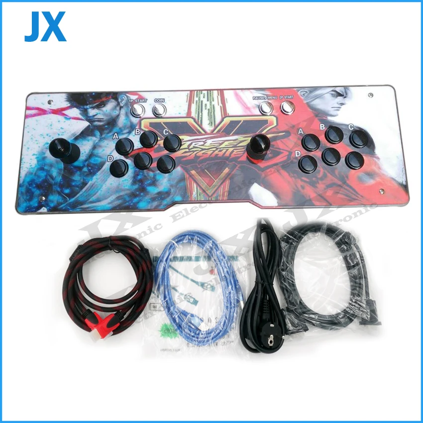 Коробка 6s 1388/2020 в 1 3D игры уличная борьба ТВ jamma Аркада игровая консоль видео игра с