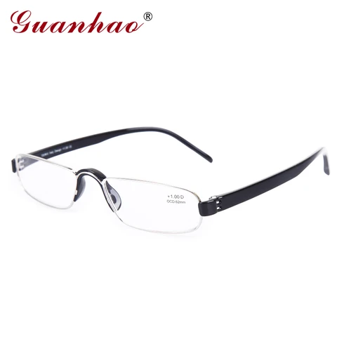 Очки для чтения мужские и женские Guanhao, прозрачные, ультралегкие, для пресбиопии и дальнозоркости