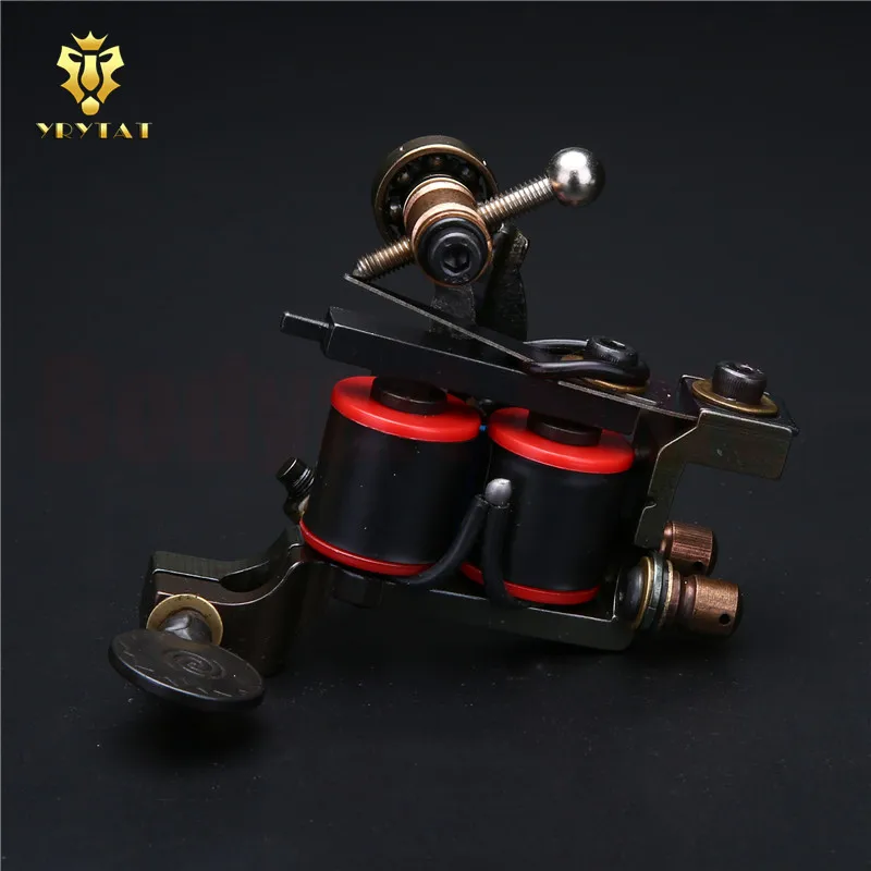 Оригинальный ручной работы 10 обертывание катушки шейдер тату машина пистолет