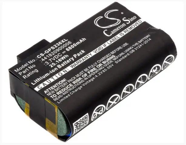 Аккумулятор Cameron Sino 6800 мАч для ADIRPRO PS236B для GETAC PS236 PS336 для NAUTIZ X7 SOKKIA SHC-236 TOPCON FC-236