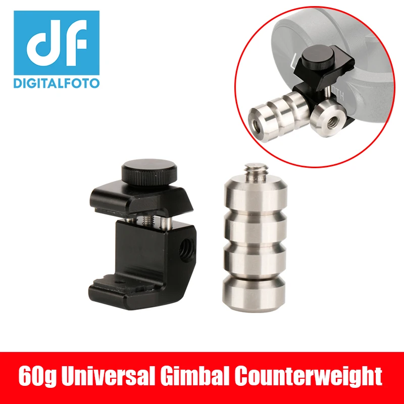 60 г Универсальный противовес Кардана для Zhiyun Smooth 4 Q Feiyu Vimble Dji стабилизатор линзы