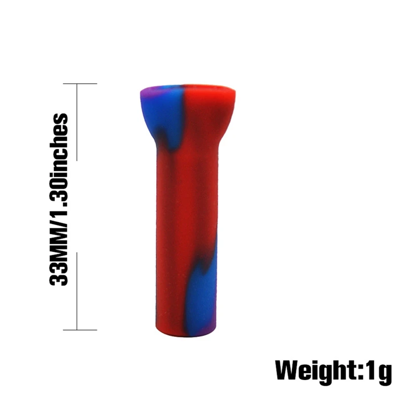 Цвет случайный 1 шт. курение силиконовый многоразовый фильтр наконечники
