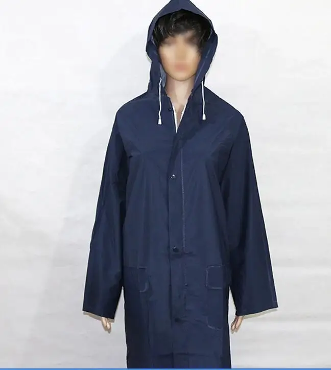 10 шт. ПВХ взрослых долго сиамские плащ длинный ветровка Трудовое страхование