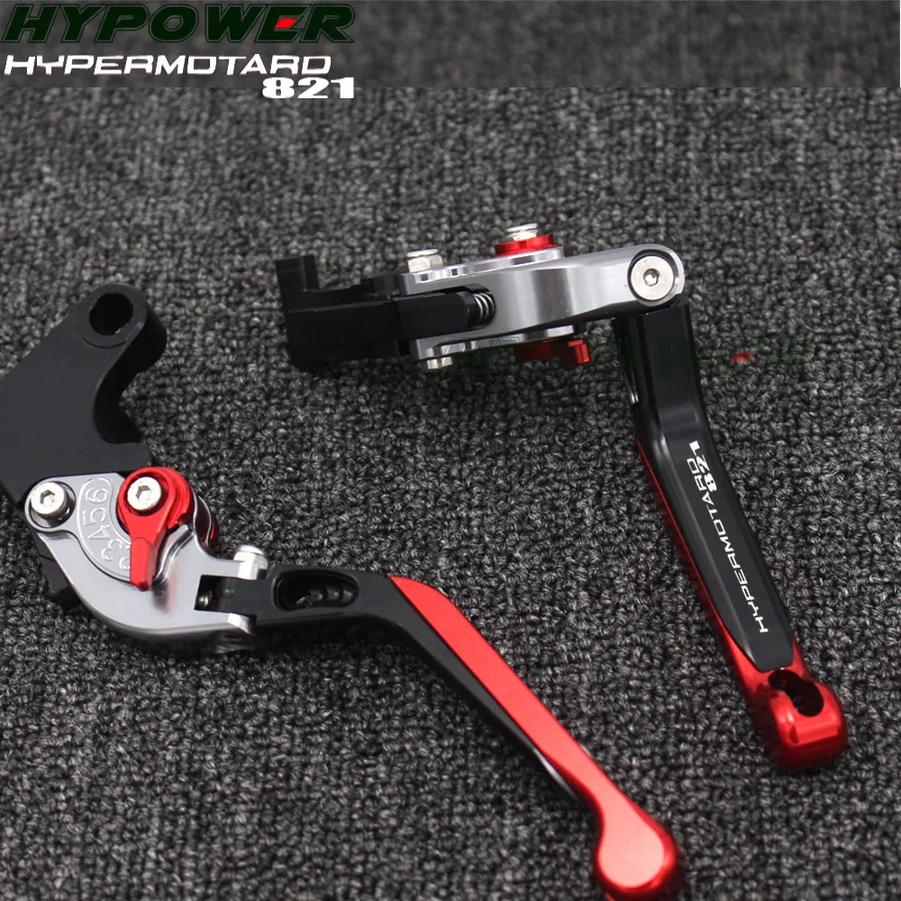 Adjustable Folding Extendable Motorbike Motorcycle Brake Clutch Levers For Ducati HYPERMOTARD 821 / HYPERSTRADA 2013 2014 2015 | Автомобили