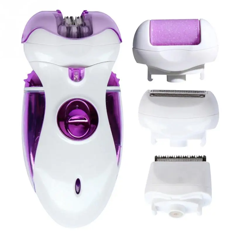 Facial Hair Removal for Women 4 in 1 Painless Electric Kit with Shaver Nose Eyebrow Trimmer Body | Красота и здоровье