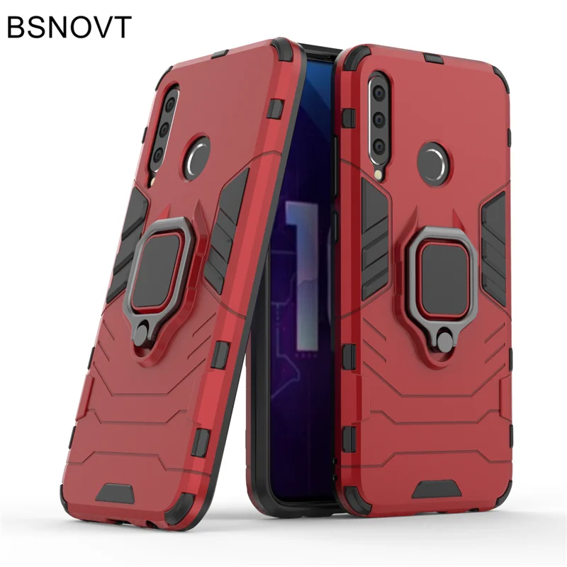 BSNOVT Huawei Honor 10i чехол противоударный с кольцом на палец магнитный держатель мягкий