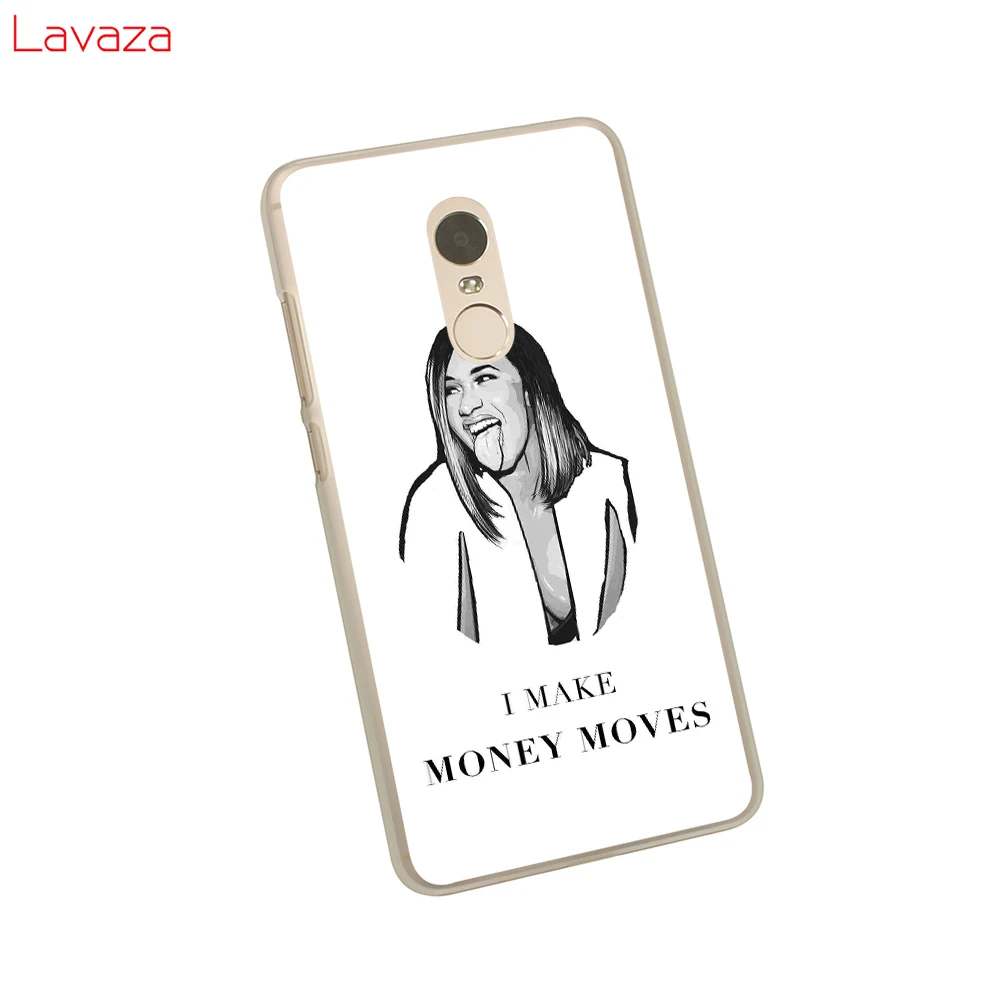Твердый чехол для телефона Lavaza Nova Cardi B Xiaomi Redmi 5A 5 Plus 6 Pro 6A чехлы Note 7