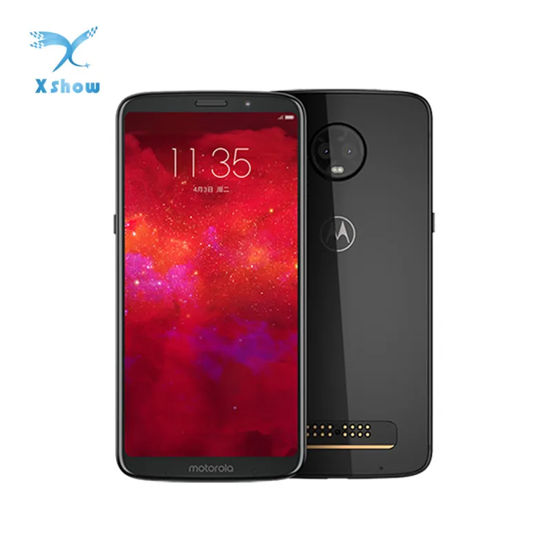 Мобильный телефон Motorola MOTO Z3 экран 6 01 дюйма Восьмиядерный процессор Snapdragon 835 ГБ 128