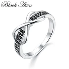 Женское Обручальное кольцо BLACK AWN, ювелирное изделие из стерлингового серебра 925 пробы, C090