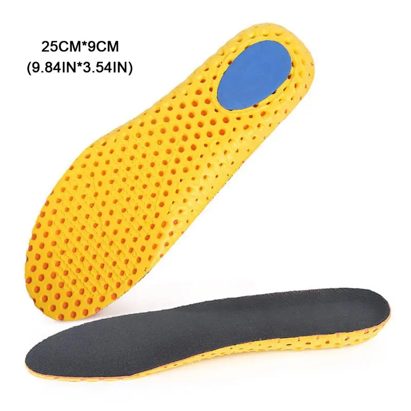 1 Pair Shoe Pad Insoles EVA Breathable Thick Deodorant Sweat Absorb Cushion Pain Relief Running Insole Sport Shoes Soft Support