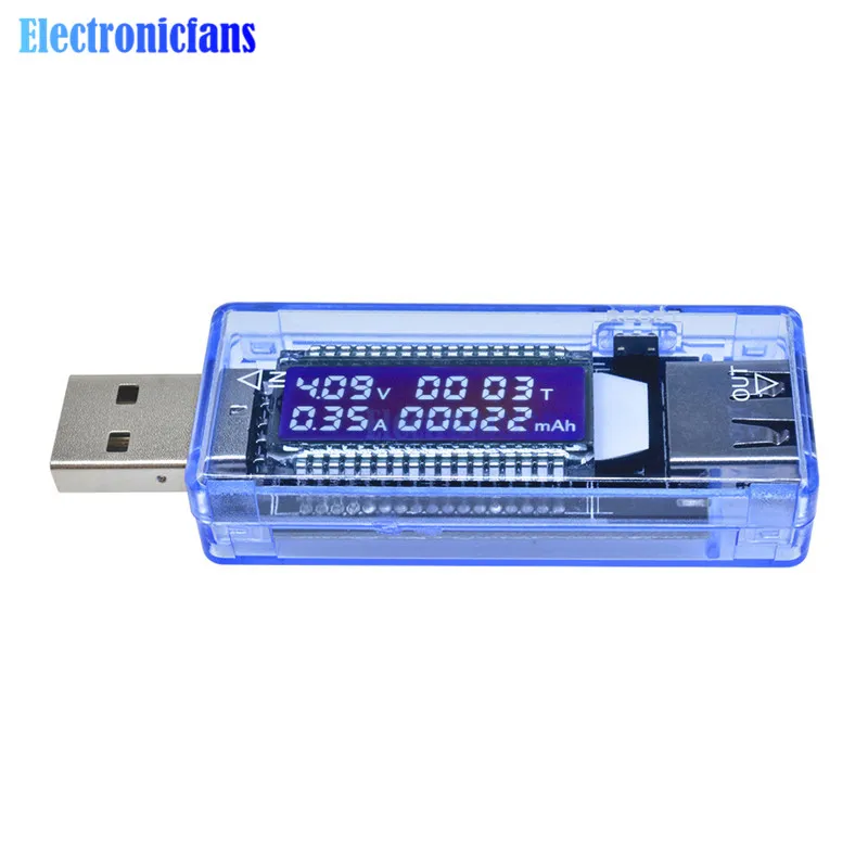 Цифровой диспай 3,5-7 в USB тестер напряжения тока зарядное устройство Емкость доктор Быстрая зарядка power Bank метр Вольтметр