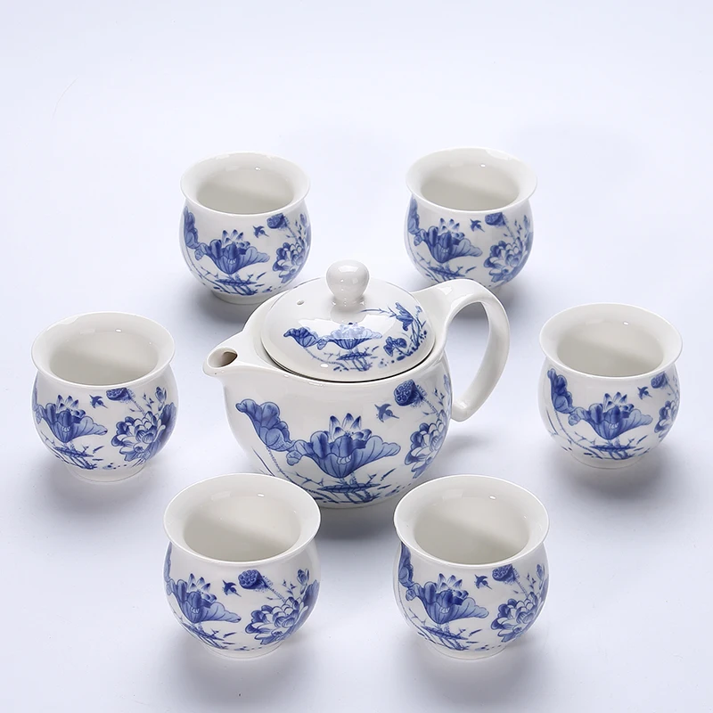 Керамический зеленый Чайник Китайский кунг фу чайный горшок напиток Жасмин Улун