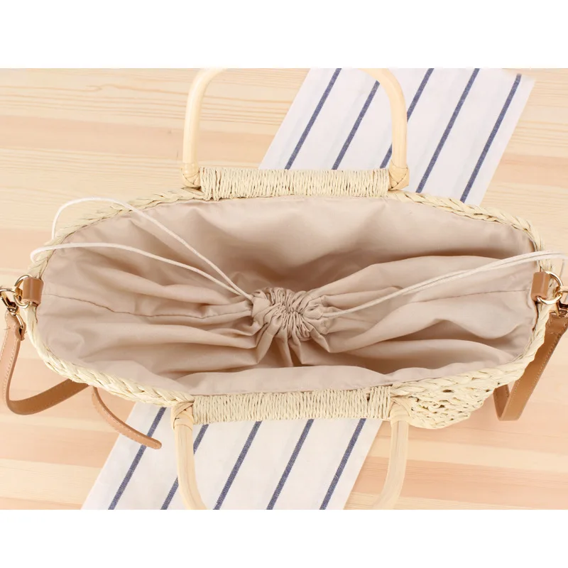 2020 летние соломенные сумки ручной работы корзина пляжная сумка из рафии и