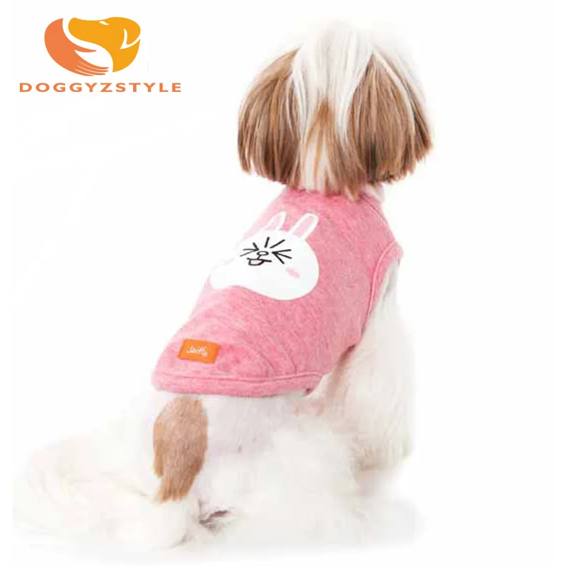 Повседневная Собака Жилет Лето Щенок Мягкого Хлопка Кошка Одежды Плюшевого