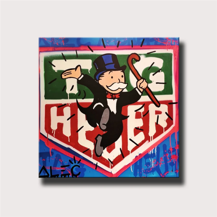 Настенный художественный холст Alec Monopolys TAG Heuer HD с печатью постера живопись