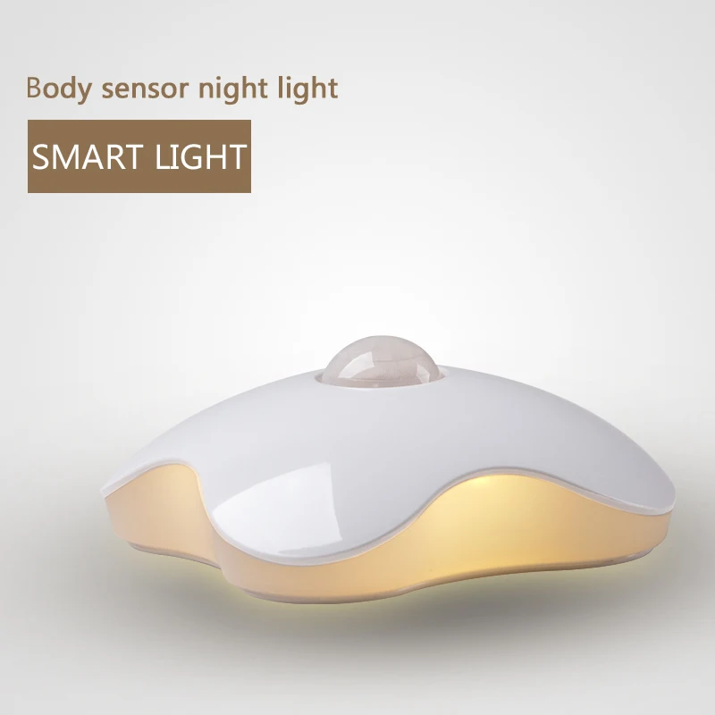 Четыре листа клевера движения PIR Сенсор свет в ночь умного человека Средства