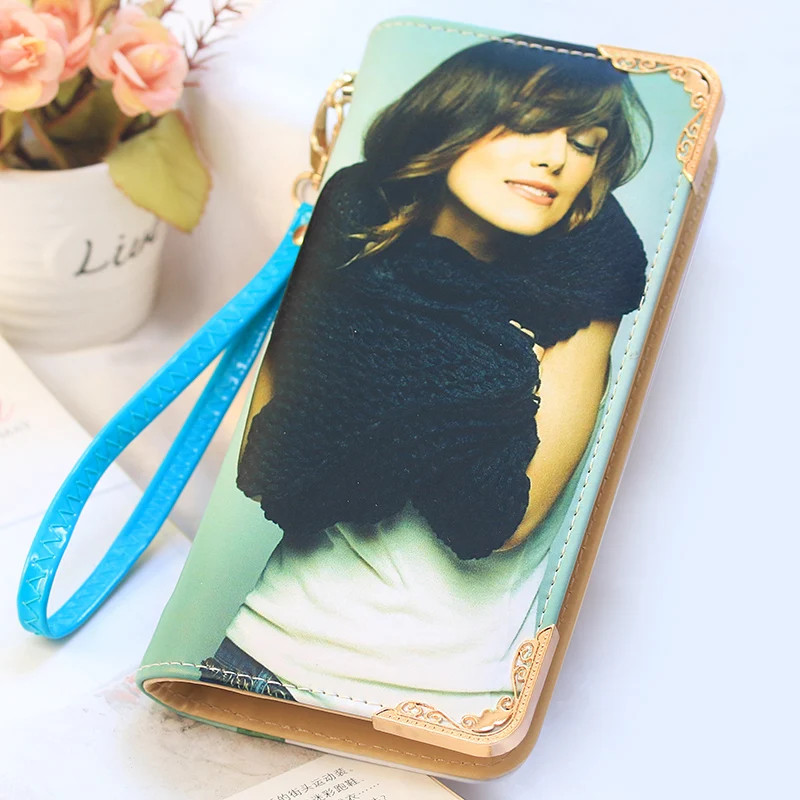 Private custom exclusive DIY wallet female long zipper gift bag handbag photos picture free print customized personality wallet