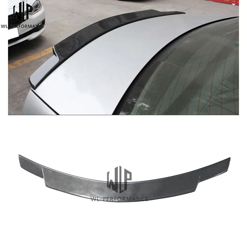 C Класс углеродного волокна задние крылья багажник спойлер для губ автомобильный