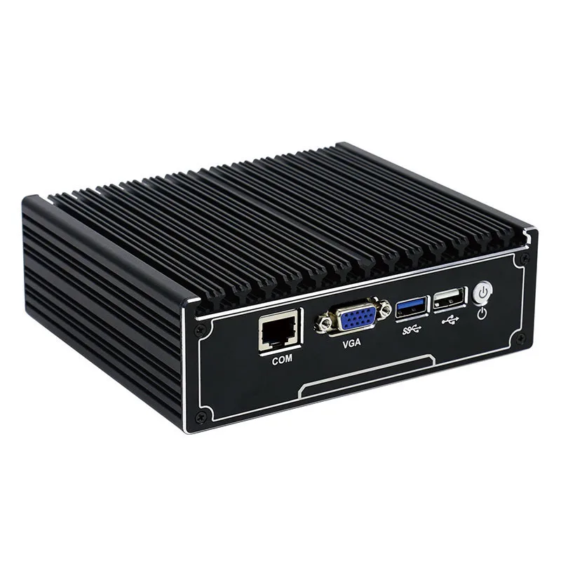 Newest Pfsense Fanless Mini PC with 4*LAN 1*COM Quad Core Celeron J1900 Firewall Multi-function Router Security Computer | Компьютеры и