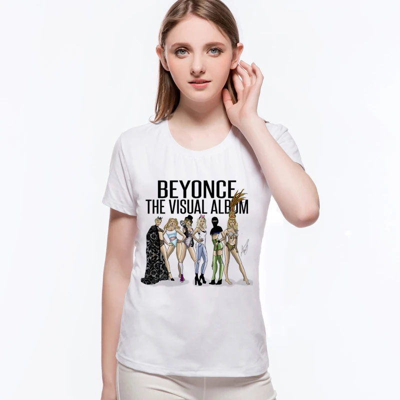 Новинка винтажная Ретро Женская футболка Beyonce Formation Pose женская топы для танцев