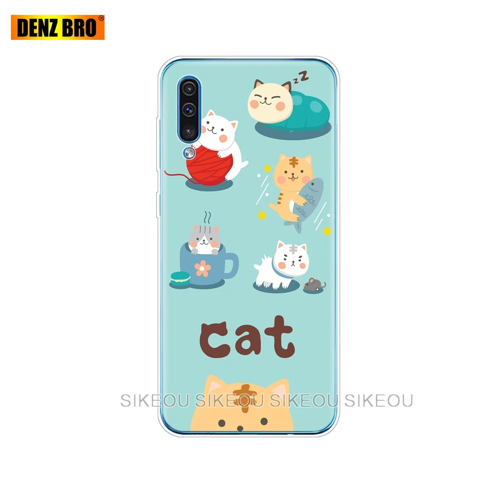 34758 Для samsung Galaxy A50 силиконовый прозрачный Футляр задняя крышка чехол для телефона для samsung A50 A505 A505F SM-A505F мягкий чехол 6,4 - Цвет: 34758