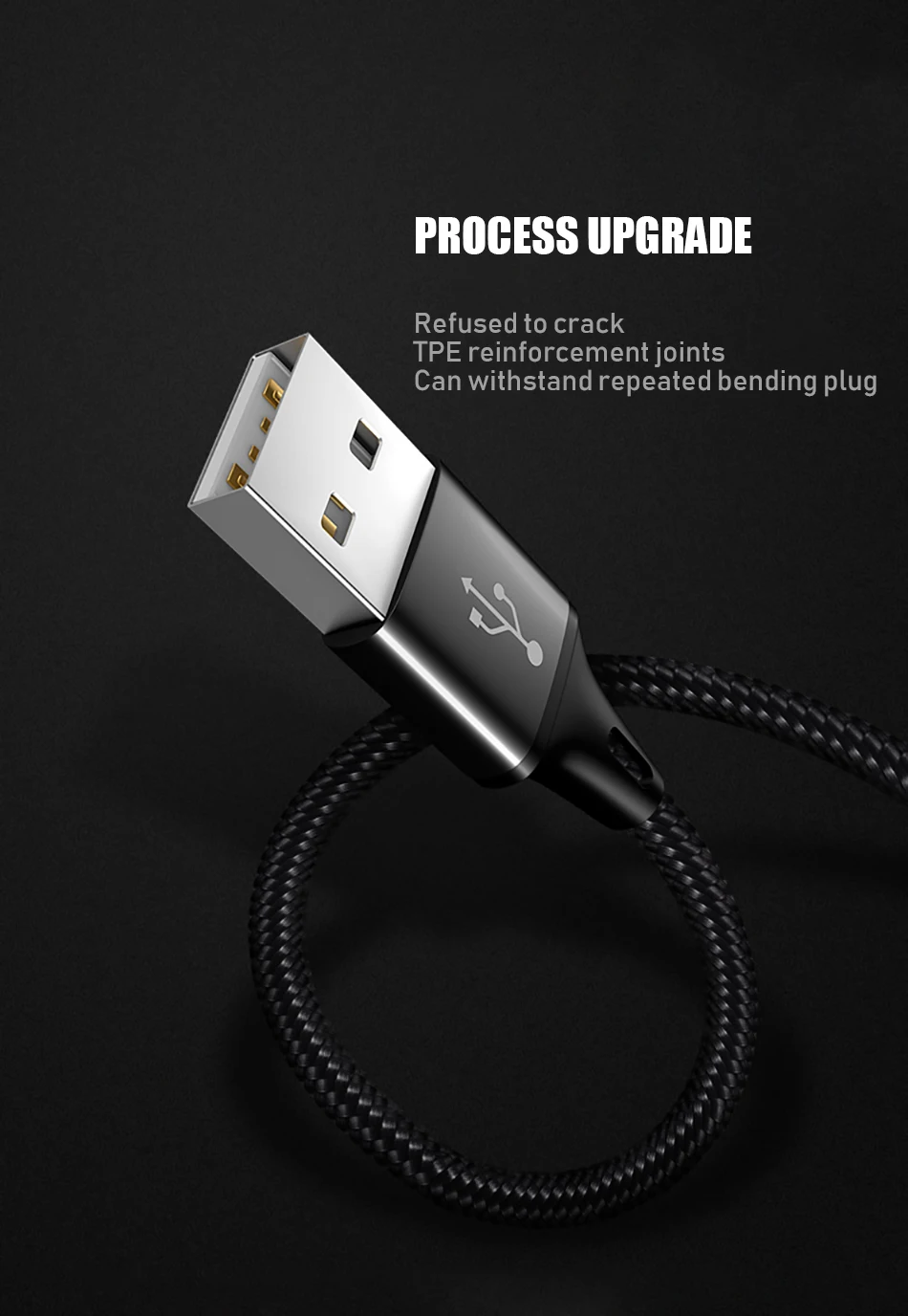 3 в 1 USB кабель для iPhone XS Max X 7 2.4A Быстрая зарядка зарядное устройство type-C Micro USB кабель для samsung S10 мобильный телефон USB C шнур