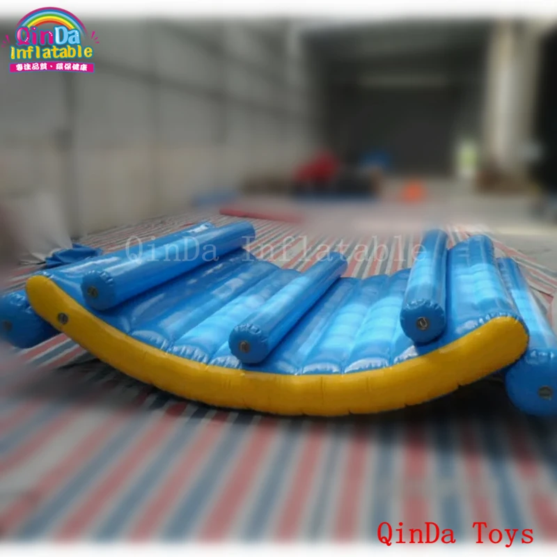 China aqua park toys inflatable floating island blue tube water moon boat with free pump | Игрушки и хобби