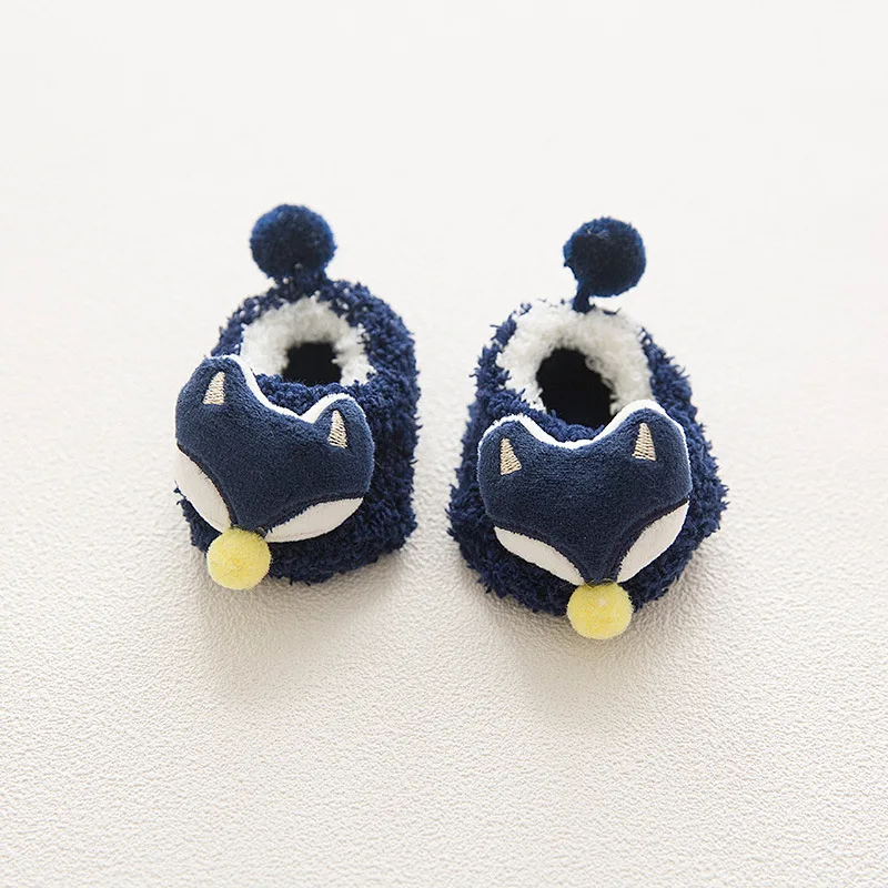 Animal Baby Sock Coral Infant Socks Creative Girl 3D Cartoon Anti Slip Newborn Accessories Boys Product 2019 Winter Spring | Детская