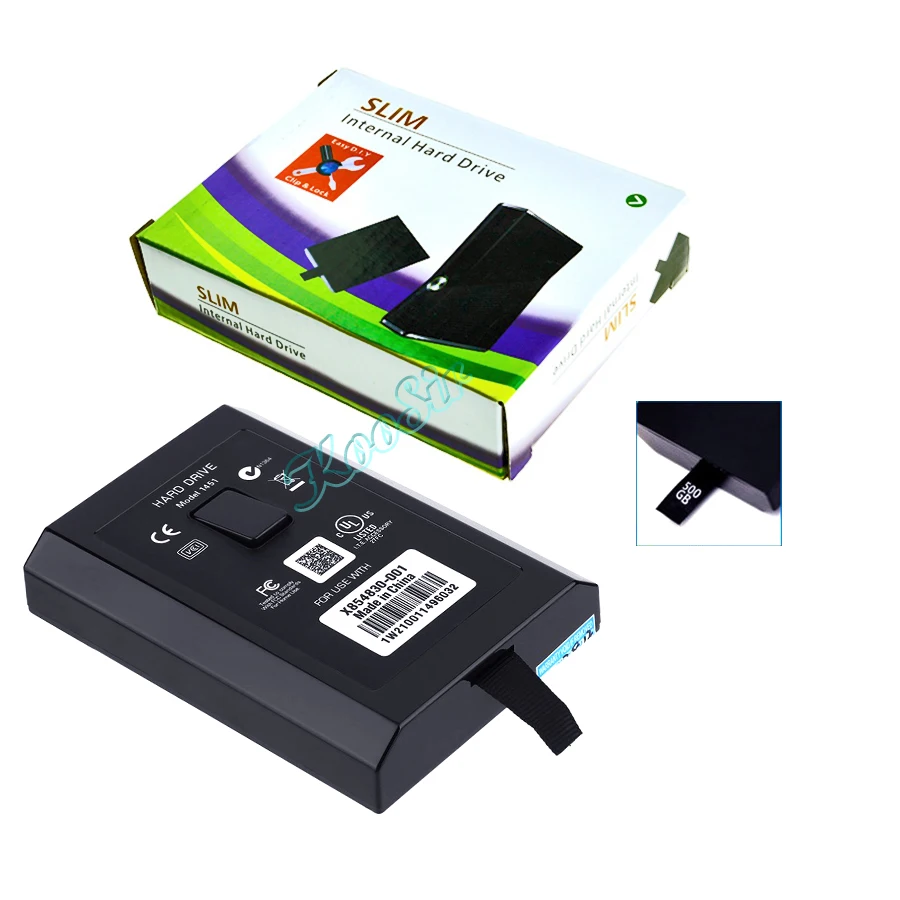 Оригинальный Новый 250 GB/320G/500 GB сменный жесткий диск HDD для xbox 360 Slim/E консоль microsoft S/E