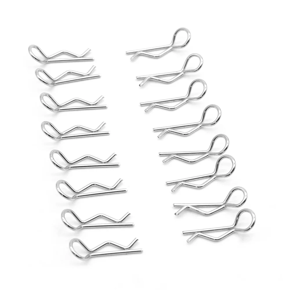 100 шт Универсальный корпус из нержавеющей стали R заколки для 1/10 1/8 RC модель