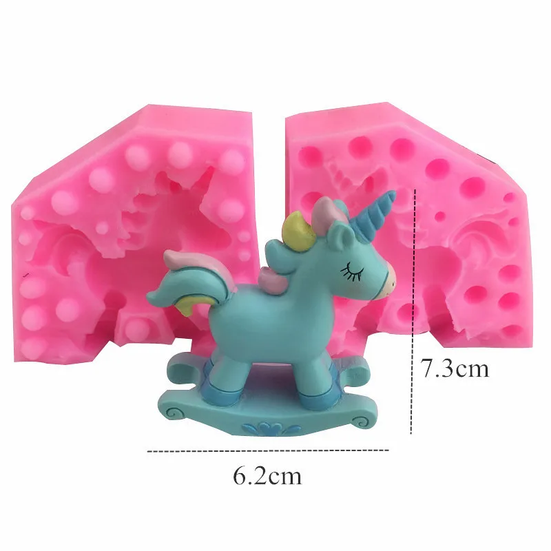 Приспособления 3D силиконовая форма для украшения торта в виде троянского