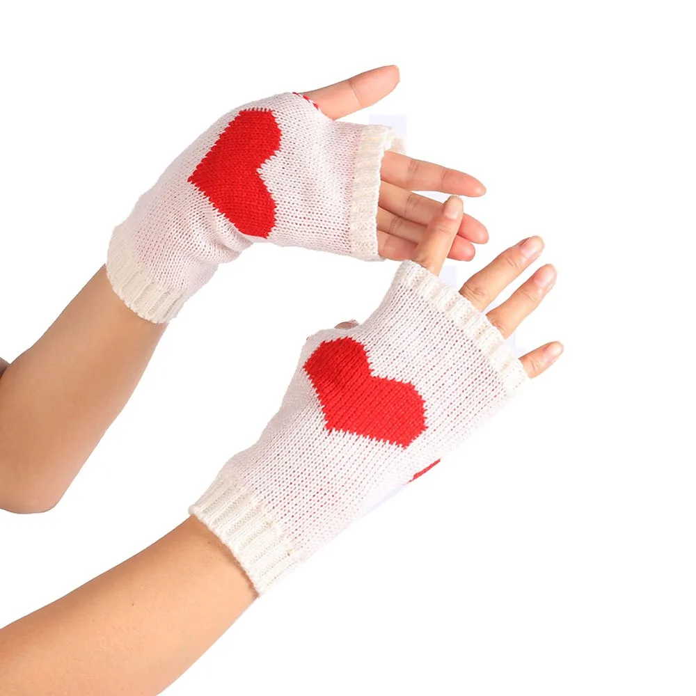 Gloves Winter Hand Fashion New arrival Warmer Knitted Wrist Long Fingerless Vintage Mitten NM72 |