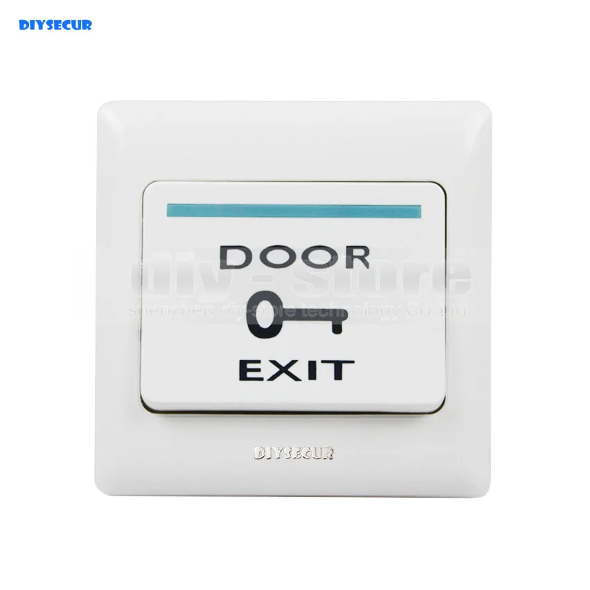 

DIYSECUR Exit Button Switch / Access Switch / Exit Switch For Door Access Control System Kit White