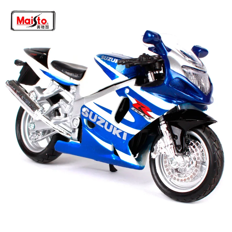 Мотоциклетный велосипед MAISTO 1:18 Suzuki GSX R750 модель под давлением игрушка новинка в