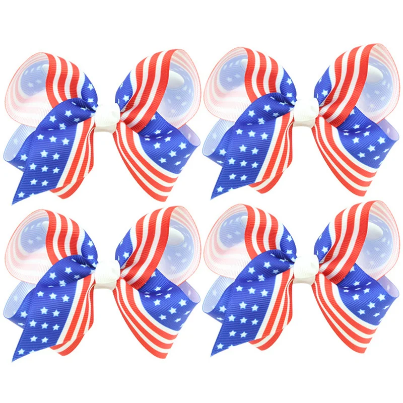 7*10 см Американский флаг заколка для детей звездный Национальный день аксессуары