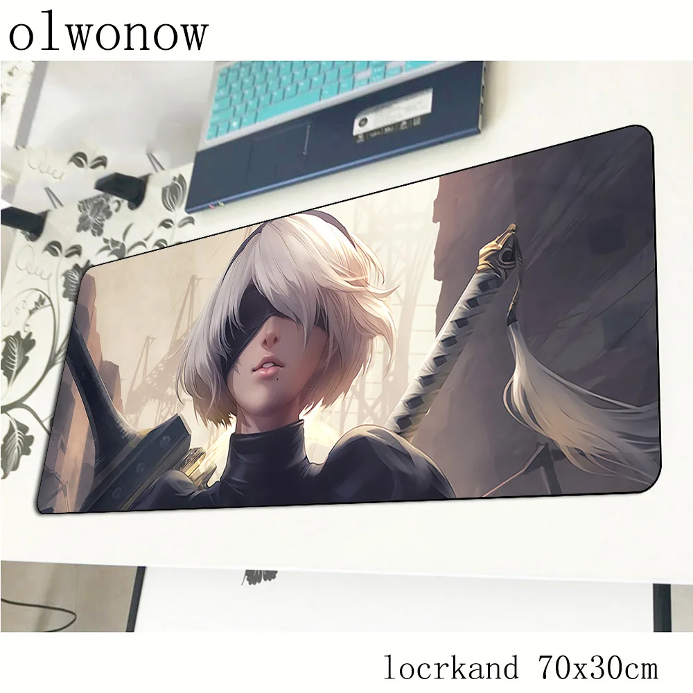 Nier automata коврик для мыши геймер подарок на Хэллоуин 700x300x2 мм notbook игровой большой