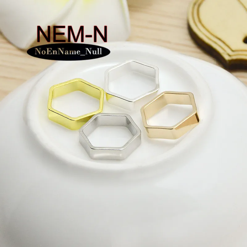 20 шт./лот NEM N 12*3*0 8 мм толстое шестиугольное геометрическое замкнутое медное