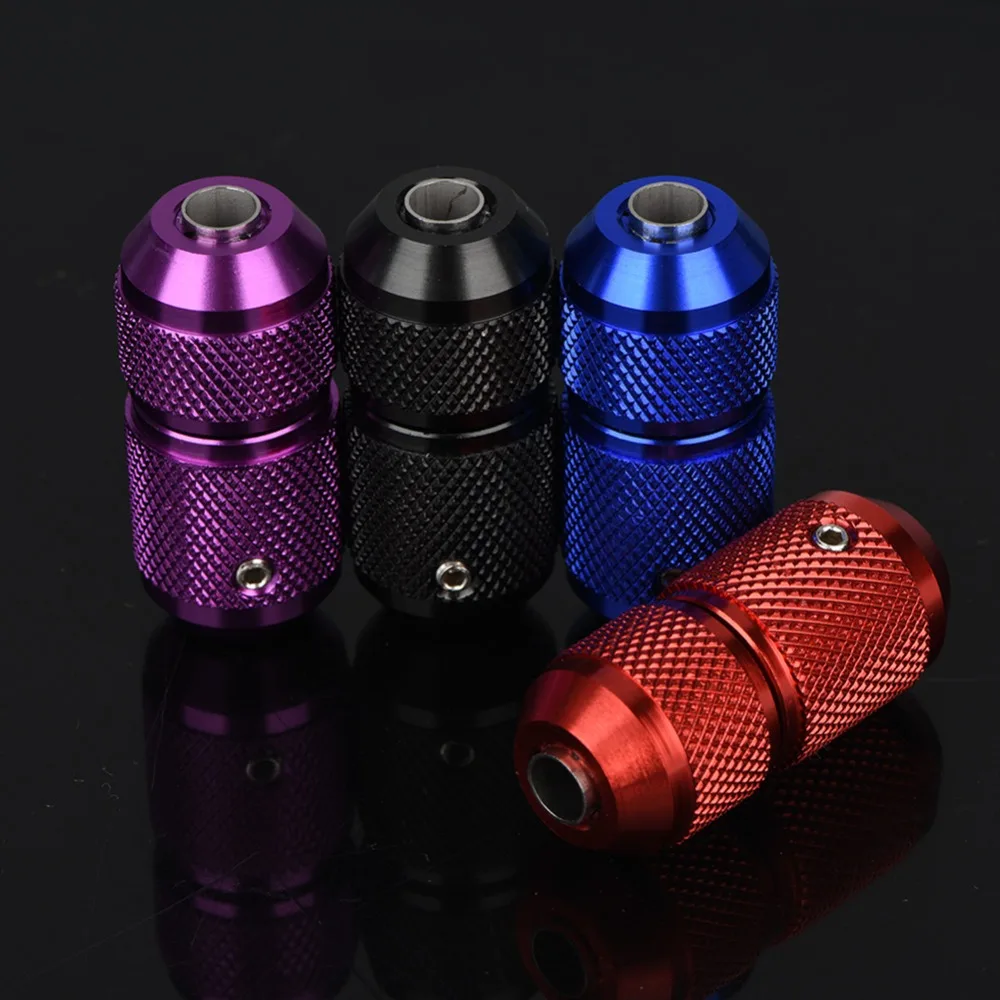 

4 Colors 22mm Aluminum Alloy Tattoo Grips Permanent Makeup Tattoo Tube Bar Tool Tattoo Handle Machine Kit Gun Tattoo Accessories
