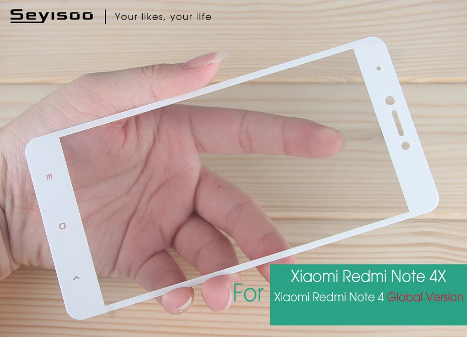 [2 шт] Seyisoo 2.5D полное покрытие протектор экрана из закаленного стекла для Xiaomi Redmi Note 4x Note 4 X Pro Xiomi пленка