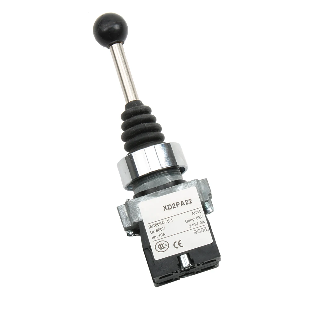 XB2 PA22 xd2-pa22 xb2-pa22 2NO 2 положения пружинный возвратный перекрестный кнопочный переключатель мгновенный самосброс джойстика Переключатель