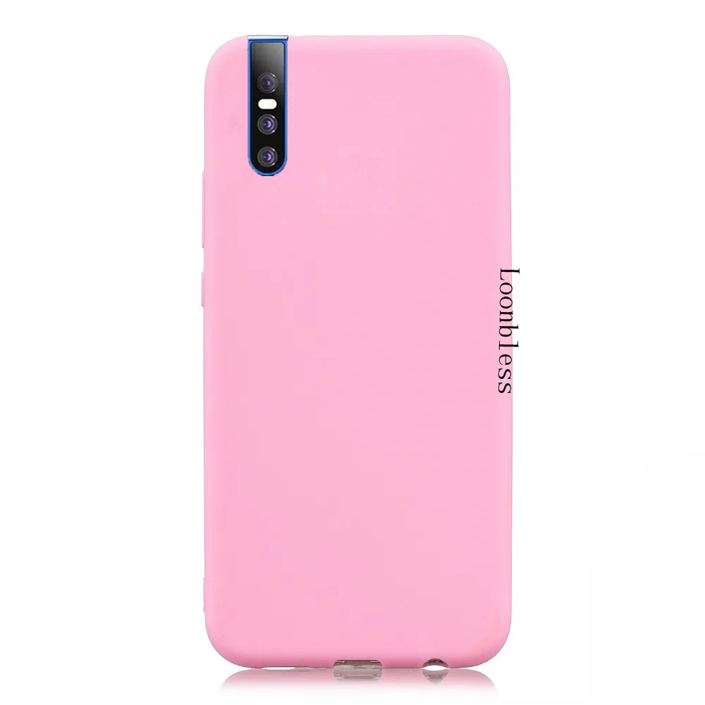 Чехол Vivo V15 Pro, прозрачный тонкий силиконовый мягкий ТПУ чехол для задней крышки Vivo V15 Pro V15Pro V 15 Pro, чехол-бампер для телефона - Цвет: Pink