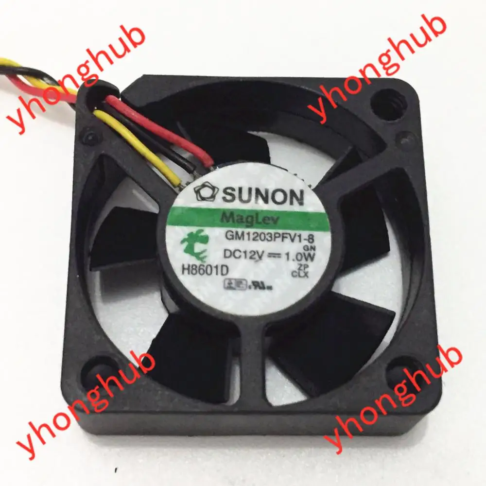 SUNON GM1203PFV1 8 F.GN DC 12V 1 0 W 3 провода 30x30x10 мм Сервер вентилятор охлаждения|square fan|server fanfan