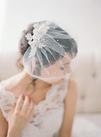 birdcage veil with bridal headpiece wedding hair pin bridal hair comb crystal pearlbridal veil head piece hair jewelry
